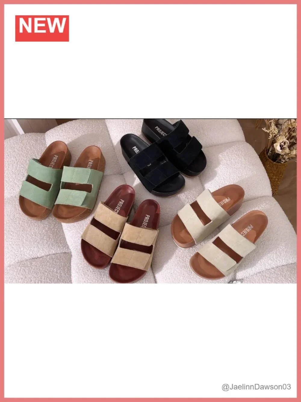 100% Genuine Leather Platform Sandals Wedges Non-Slip Lightweight Women's